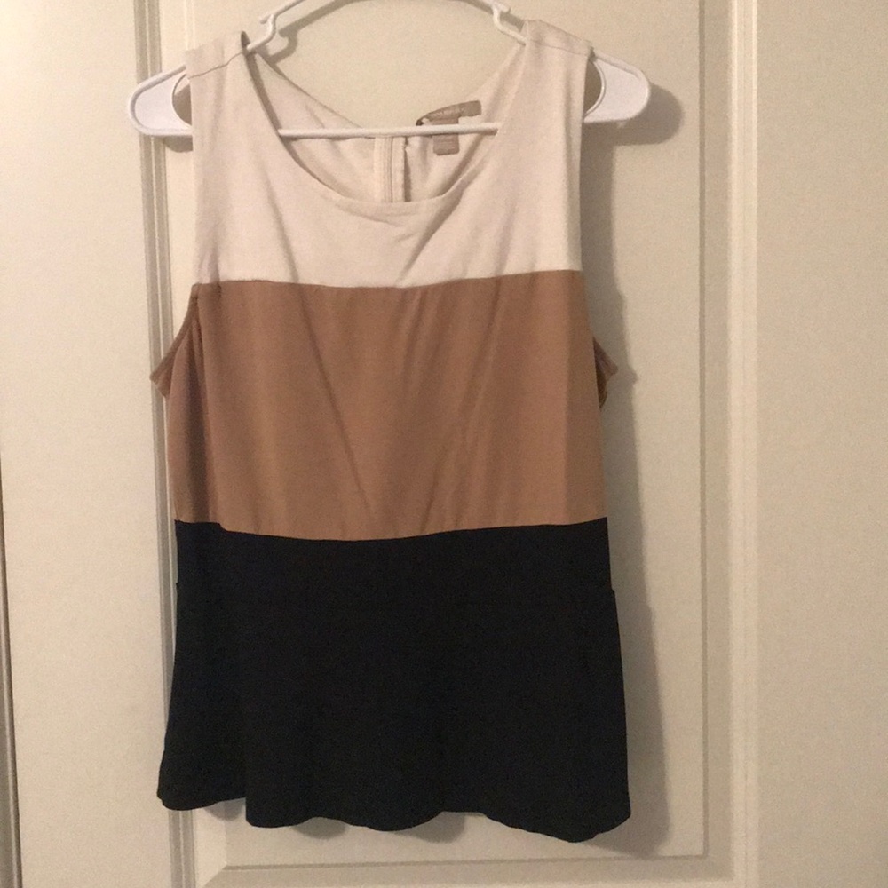 Cream Banana Republic Peplum